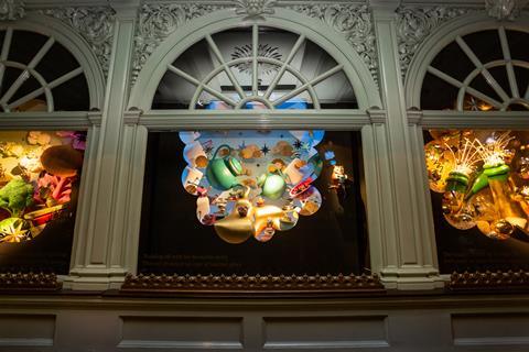 Fortnum & Mason Christmas window 2021
